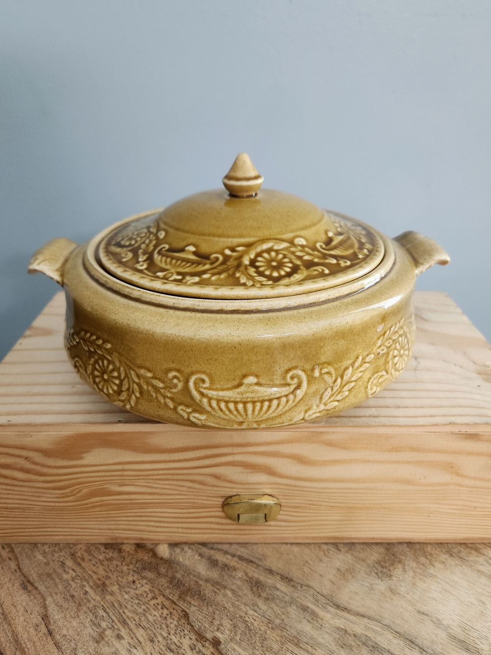 Canonsburg Regency Pottery Ceramic Covered Casserole/Vegetable Dish